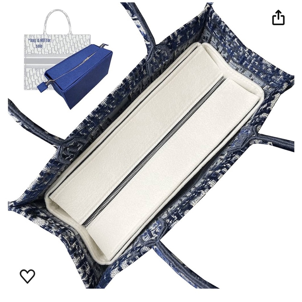 black organizer for dior large tote bag